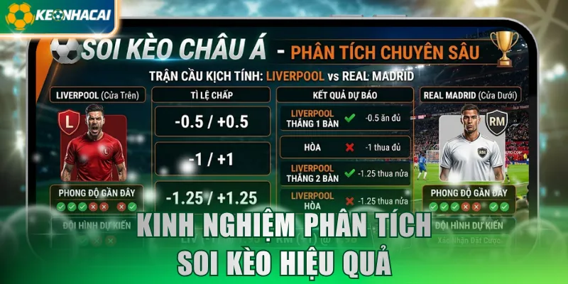 Kinh nghiệm nhận định kèo cược