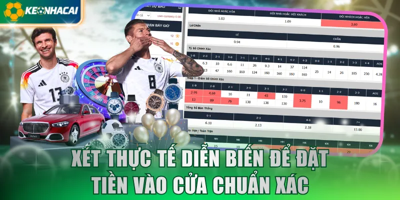 Xét thực tế diễn biến để đặt tiền vào cửa chuẩn xác